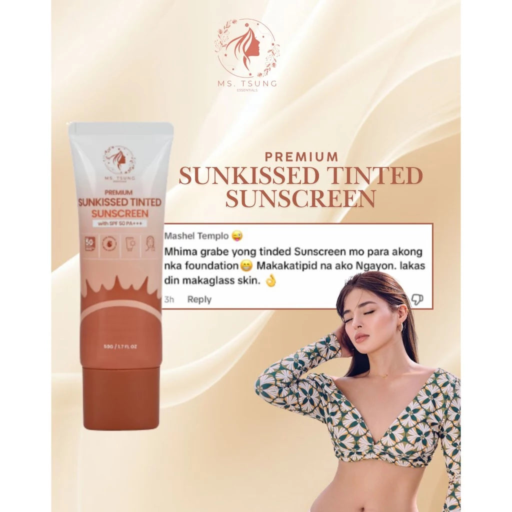 MS TSUNG Premium Sunkissed Tinted Sunscreen SPF 50 PA ++++