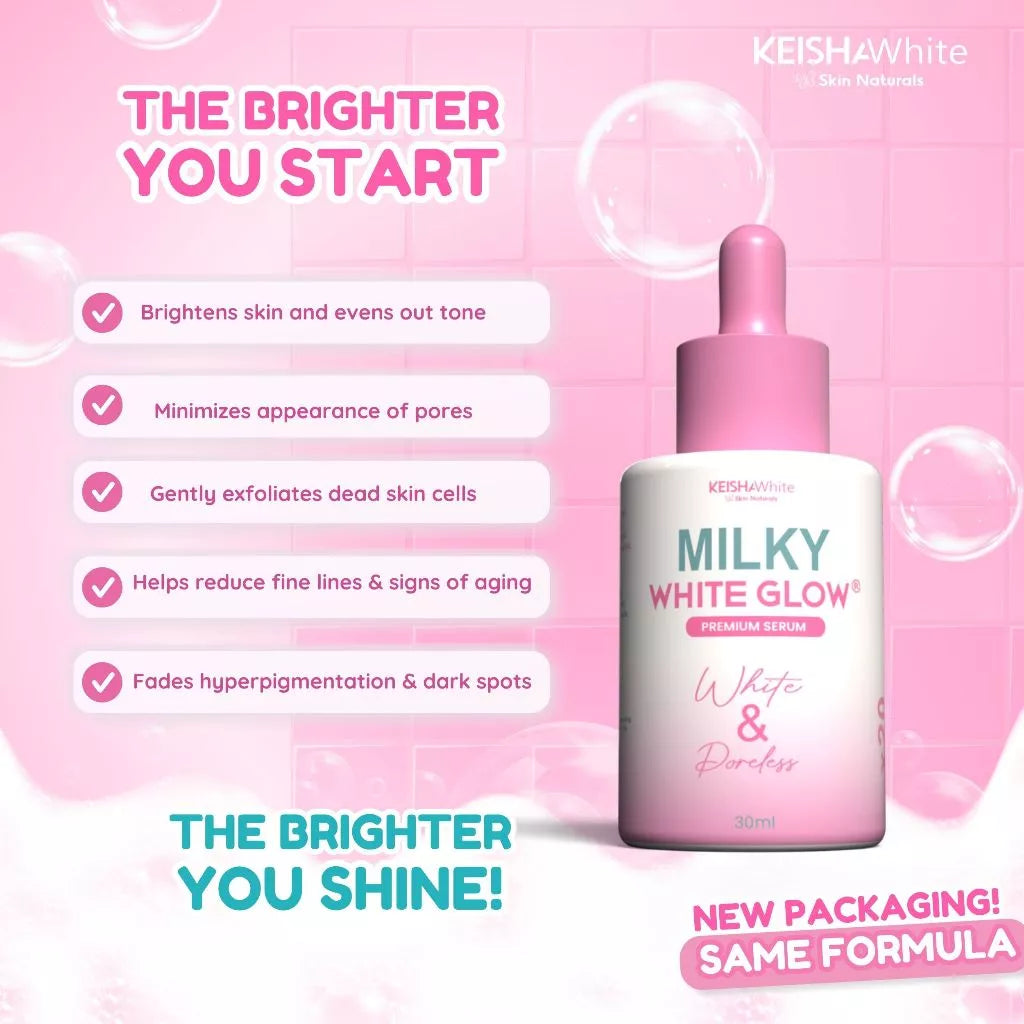KEISHA WHITE Milky white Glow Premium Serum X20