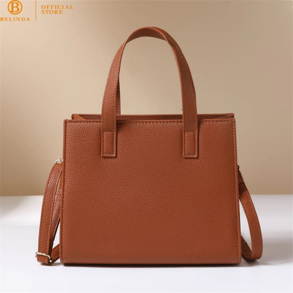 Sophisticated 2-Way Top-Handle Bag