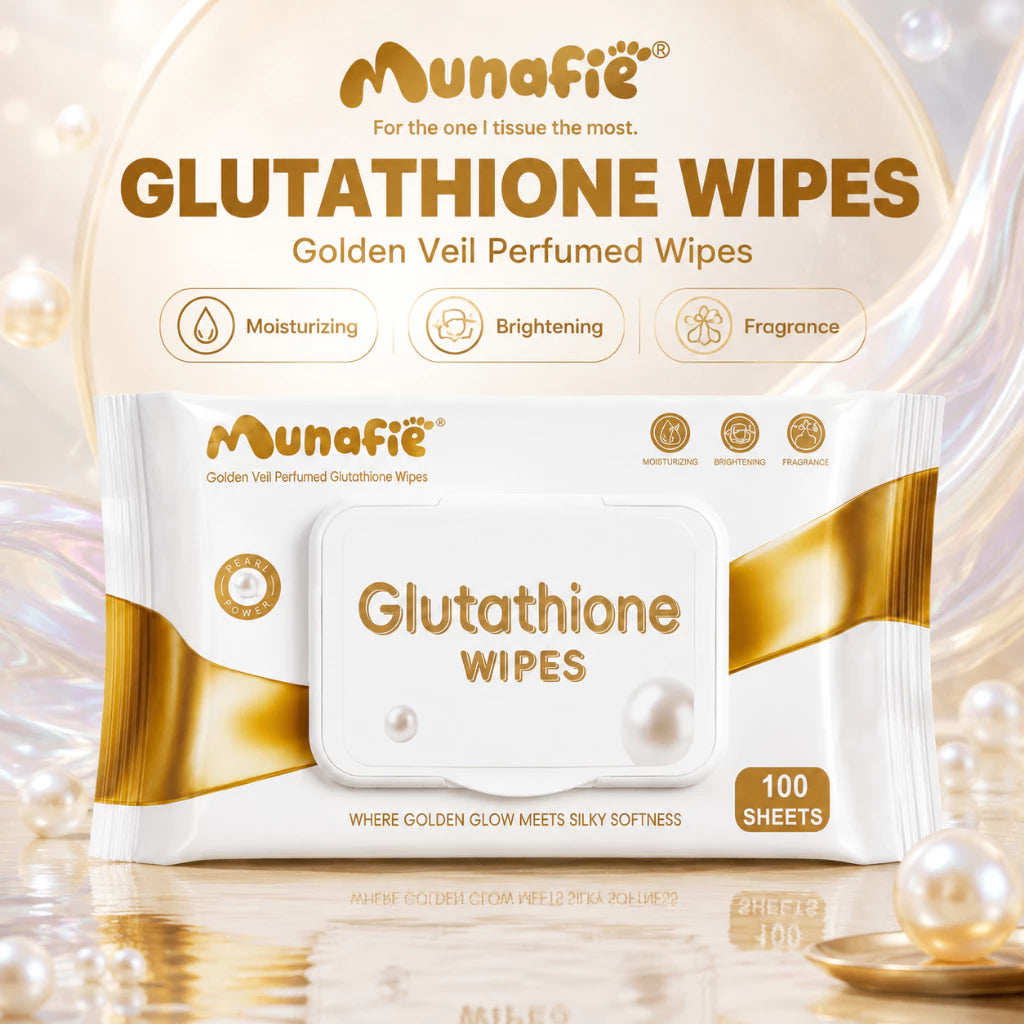 MUNAFIE Glutathione Wet Wipes 100sheets