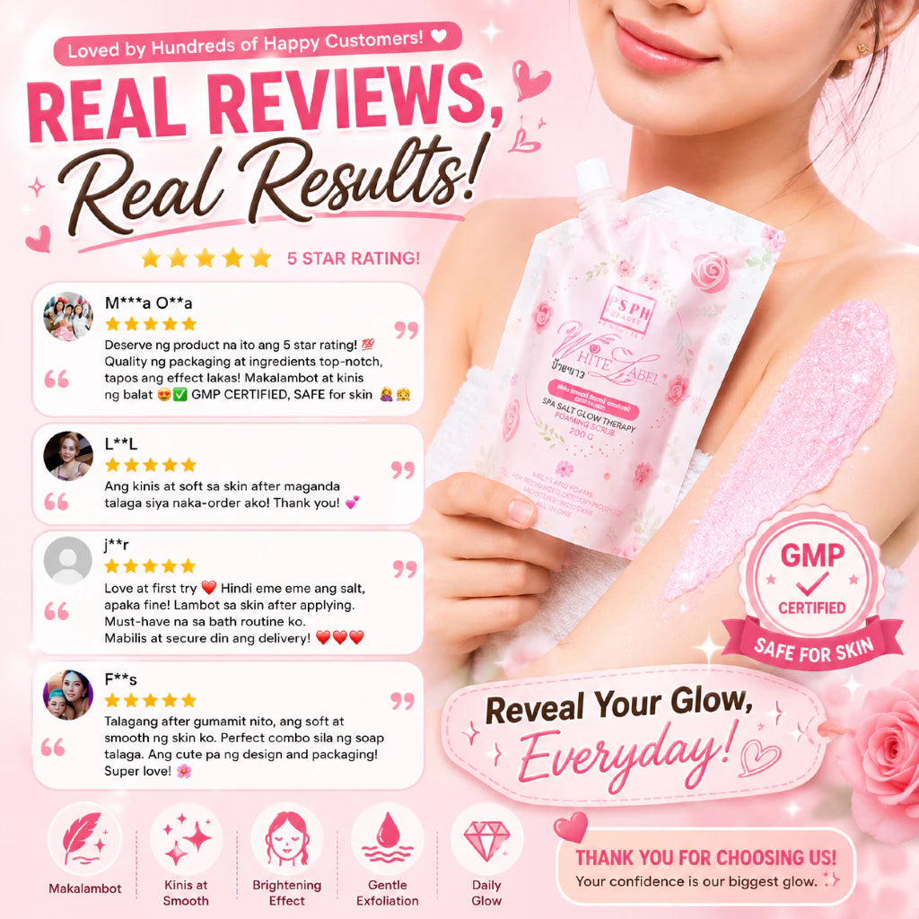 PSPH Beauty White Label Spa Salt