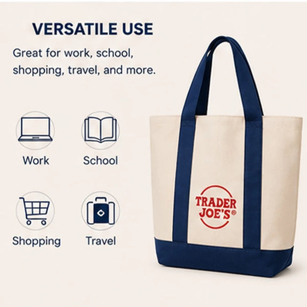 Trader Joe's Mini Canvas Tote Bag