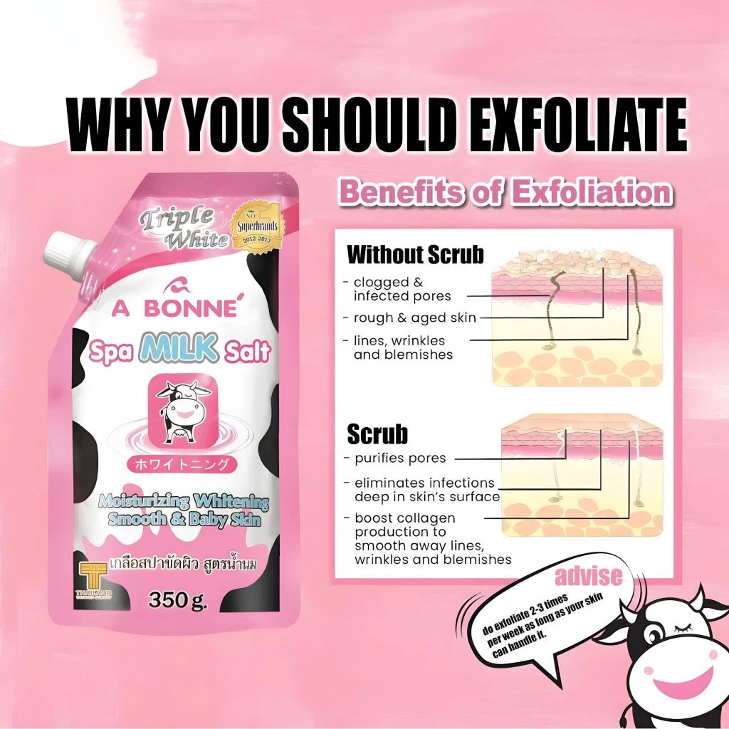 Abonne Spa Milk Salt 300g (With Ziplock)