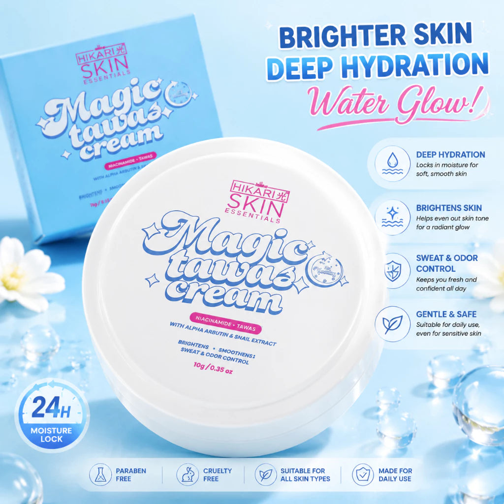 Hikari Magic Tawas Cream Underarm Whitening 10g