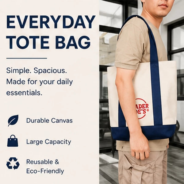 Trader Joe's Mini Canvas Tote Bag