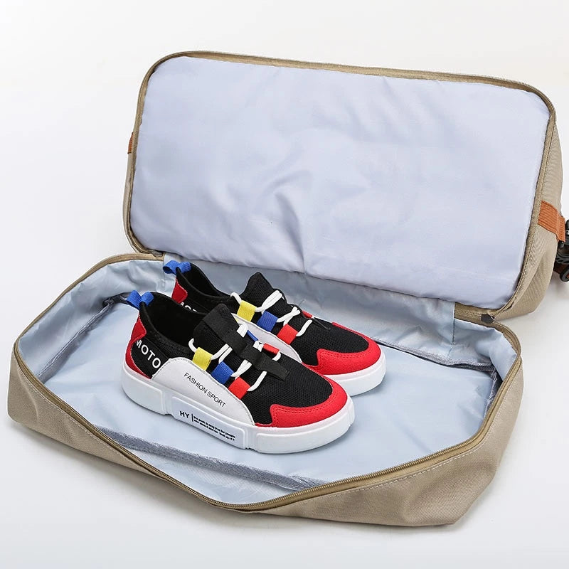 Large Capacity Travel Duffle Bag with Shoe Compartment