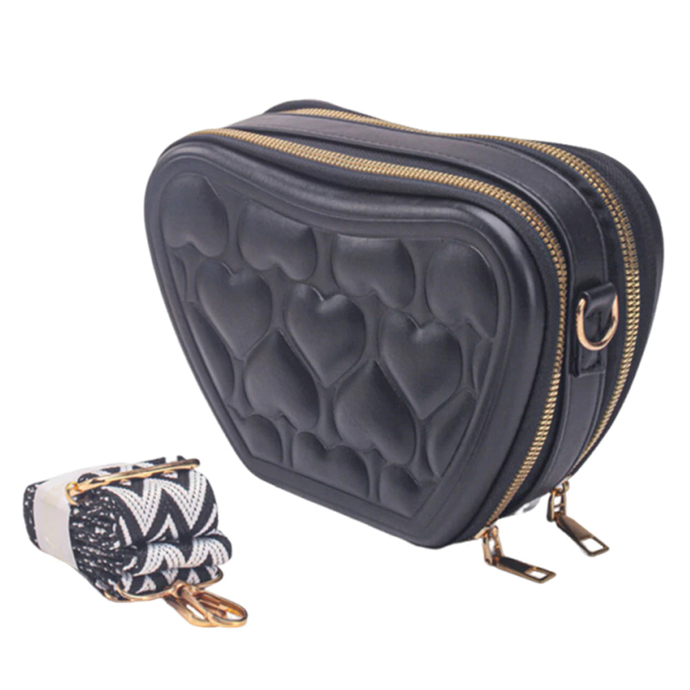 Heart Clutch Sling Bag