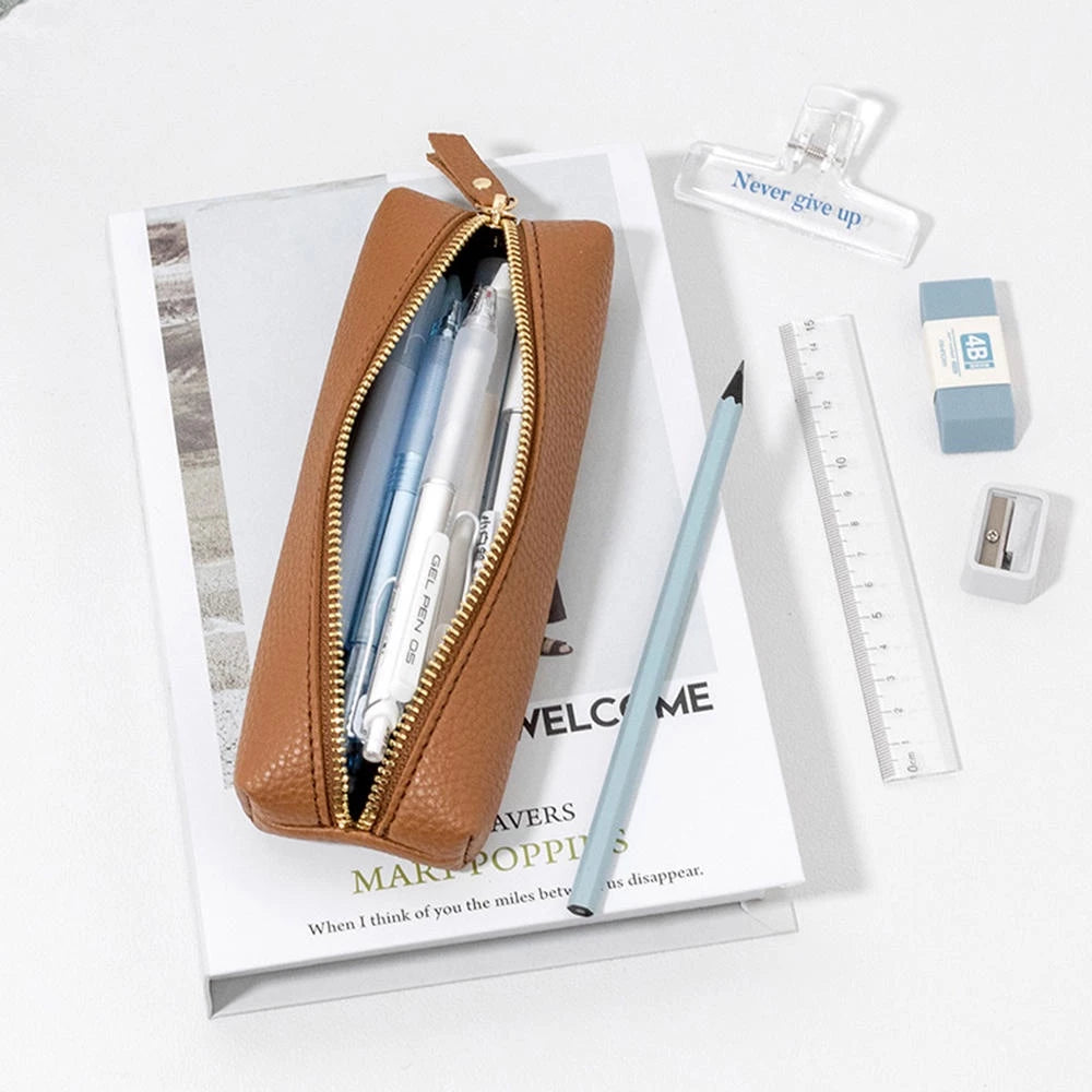 Leather  Pencil Bag