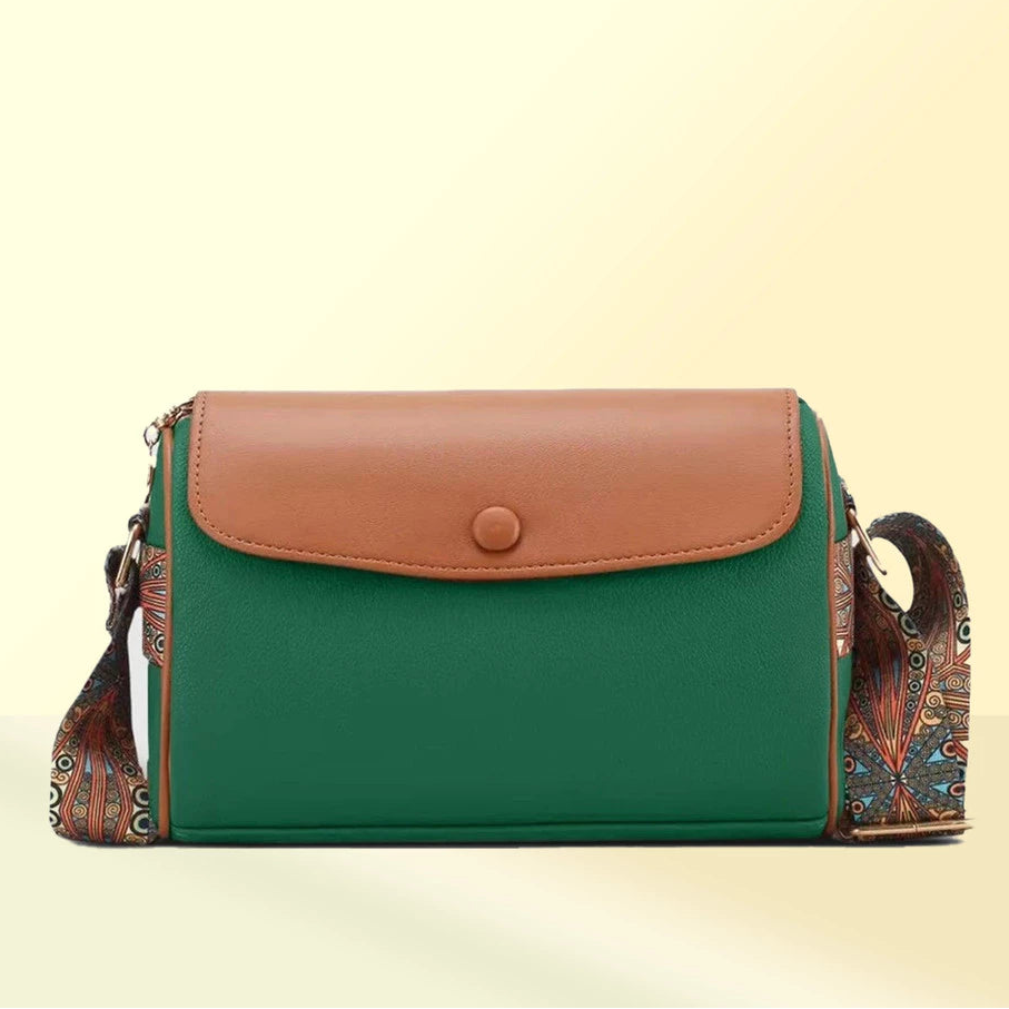 Double Lock Monogram Ladies Fashion Shoulder Bag