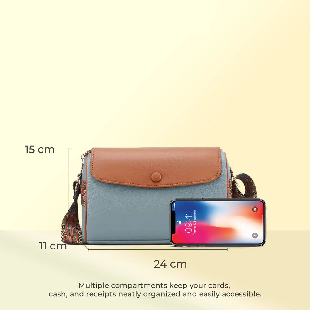 Double Lock Monogram Ladies Fashion Shoulder Bag