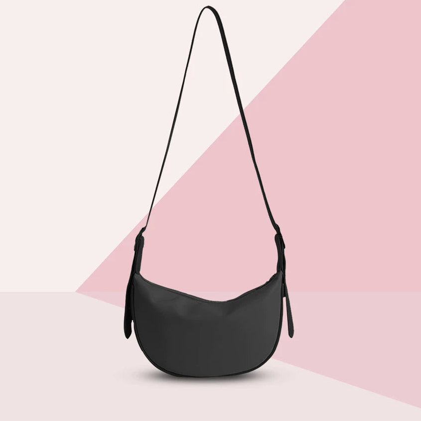 Leather Dumpling Shoulder Crossbody Bag