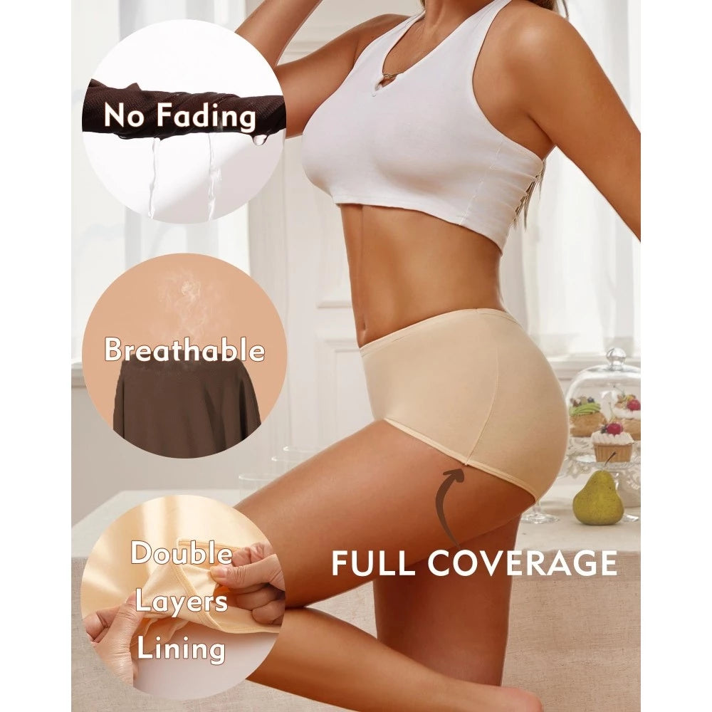 3Pcs/Set Women's Cotton Boxer Panties