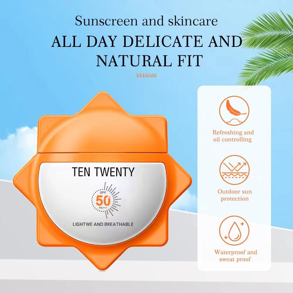 TEN TWENTY Ultra White Sunscreen UVA/UVB SPF50 Brightening Whitening Sun Screen