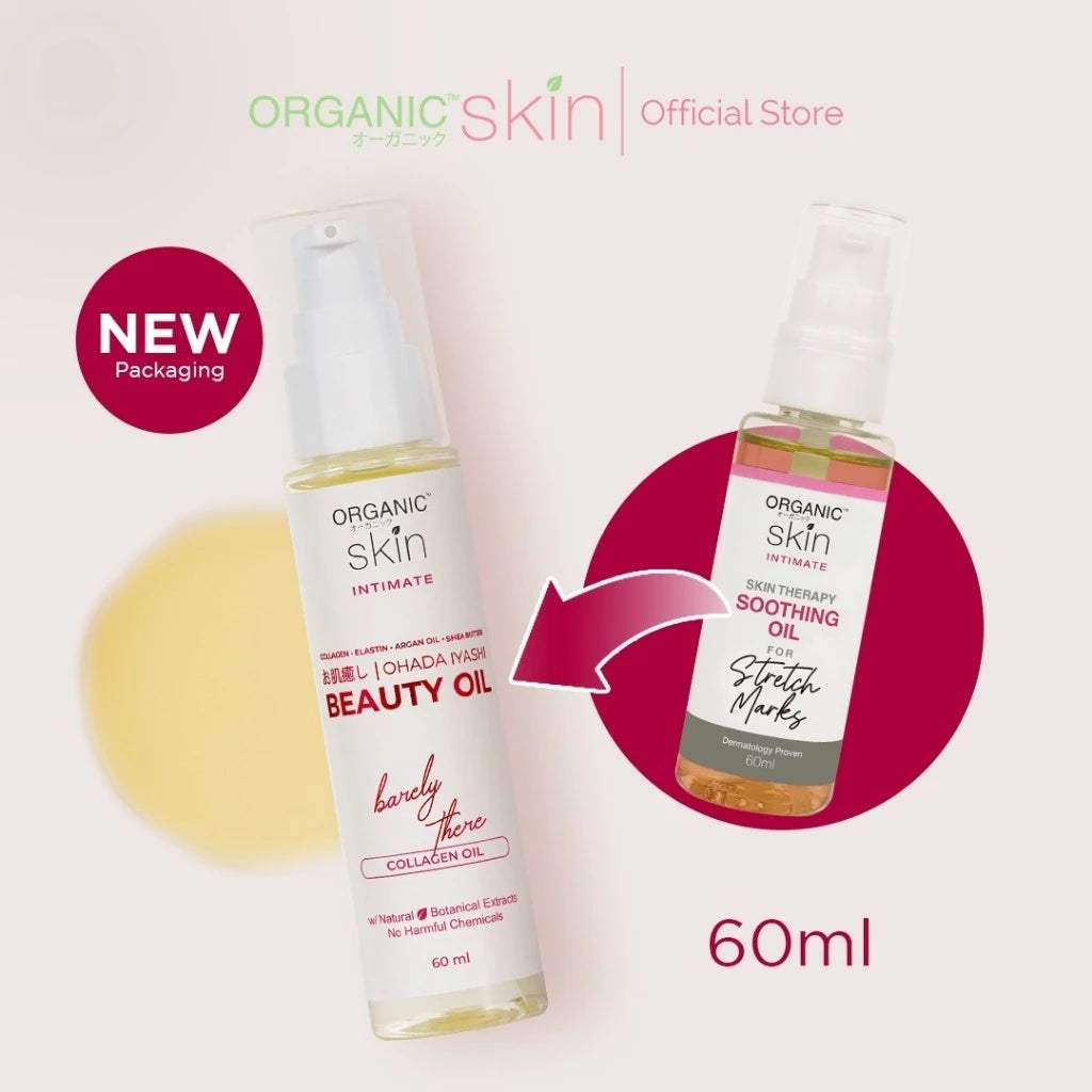 ORGANIC SKIN Japan Intimate Beauty Oil for Stretch Marks & Scar Treatment 60ml