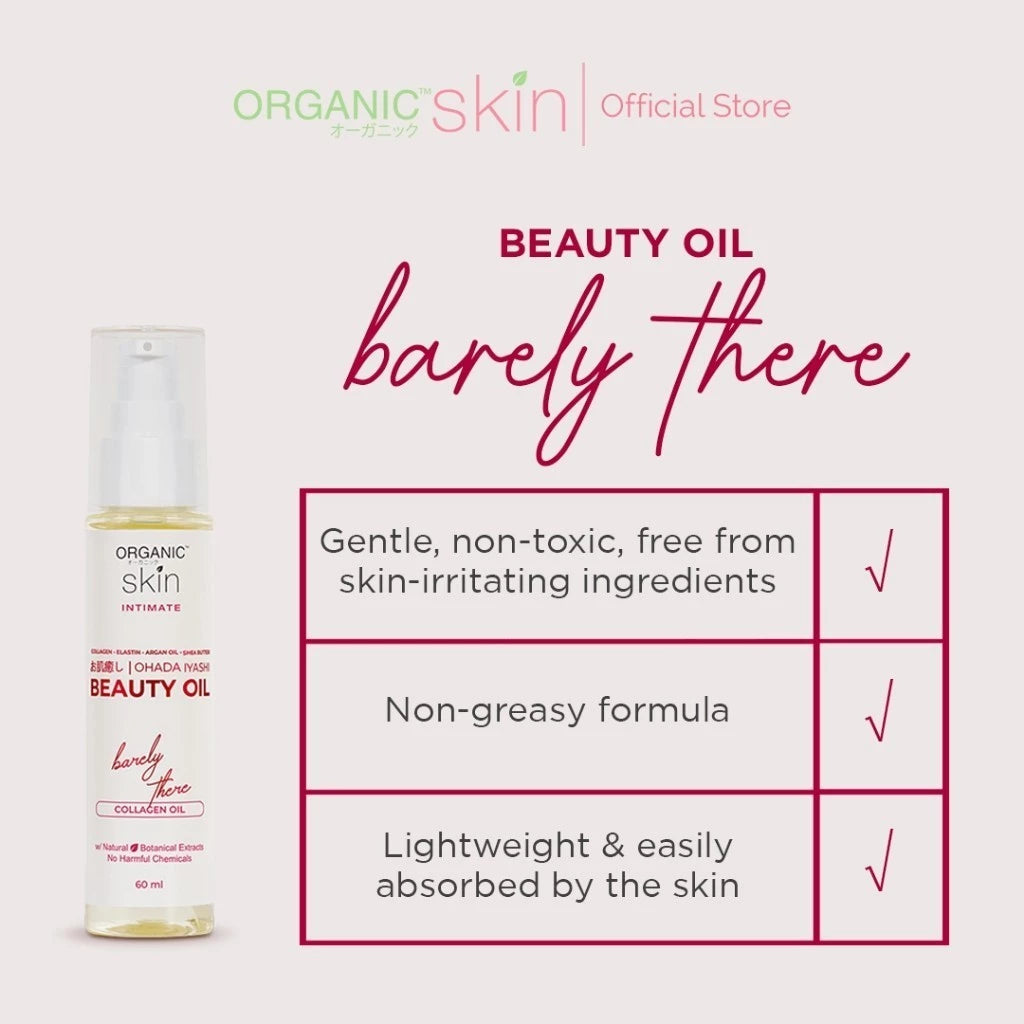 ORGANIC SKIN Japan Intimate Beauty Oil for Stretch Marks & Scar Treatment 60ml