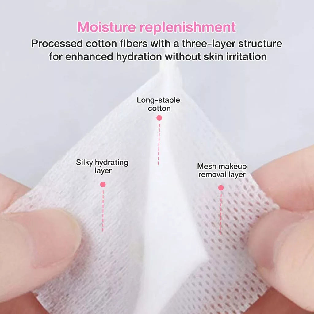Disposable Double-Sided Cotton Pads