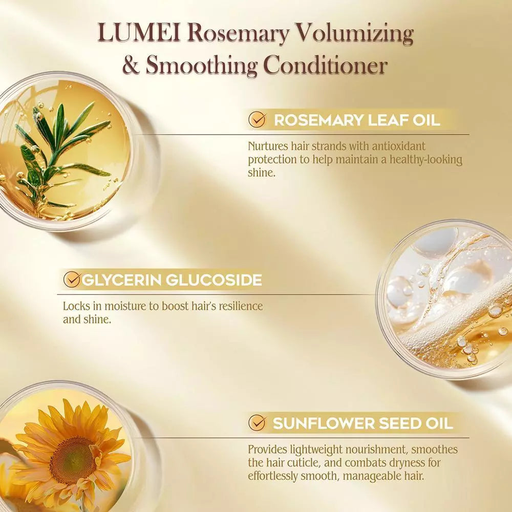 LUMÉI Rosemary Infused Shampoo & Conditoner