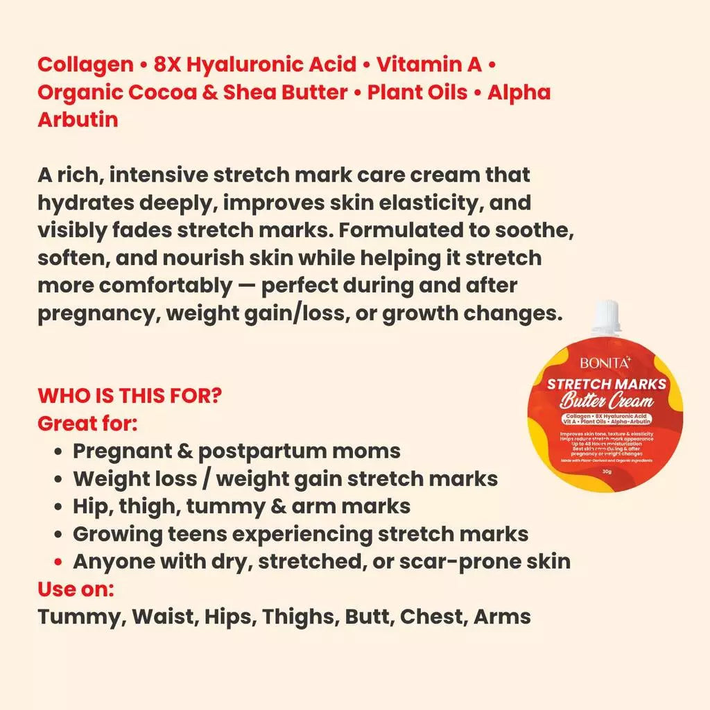 BONITA Stretch Marks Butter Cream 30g