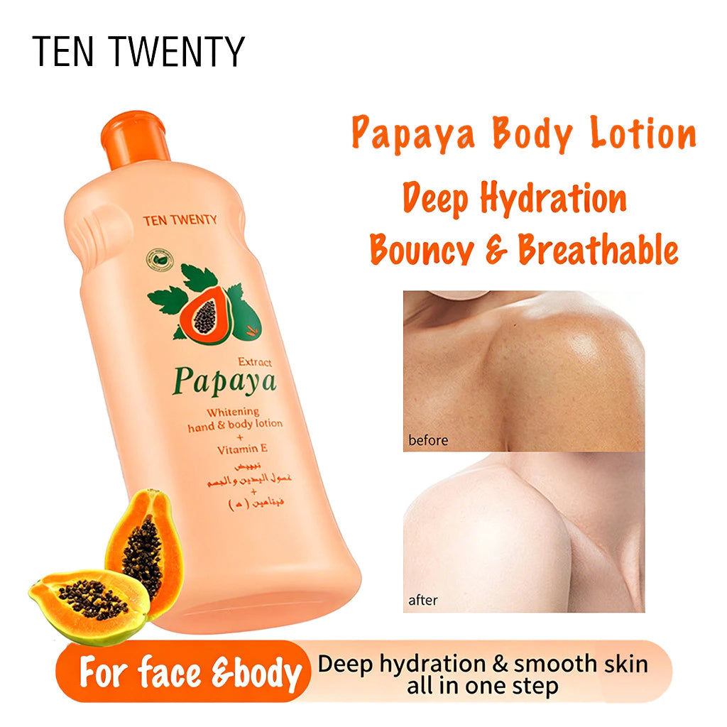 TEN TWENTY Papaya Whitening Body Lotion + Vitamin E