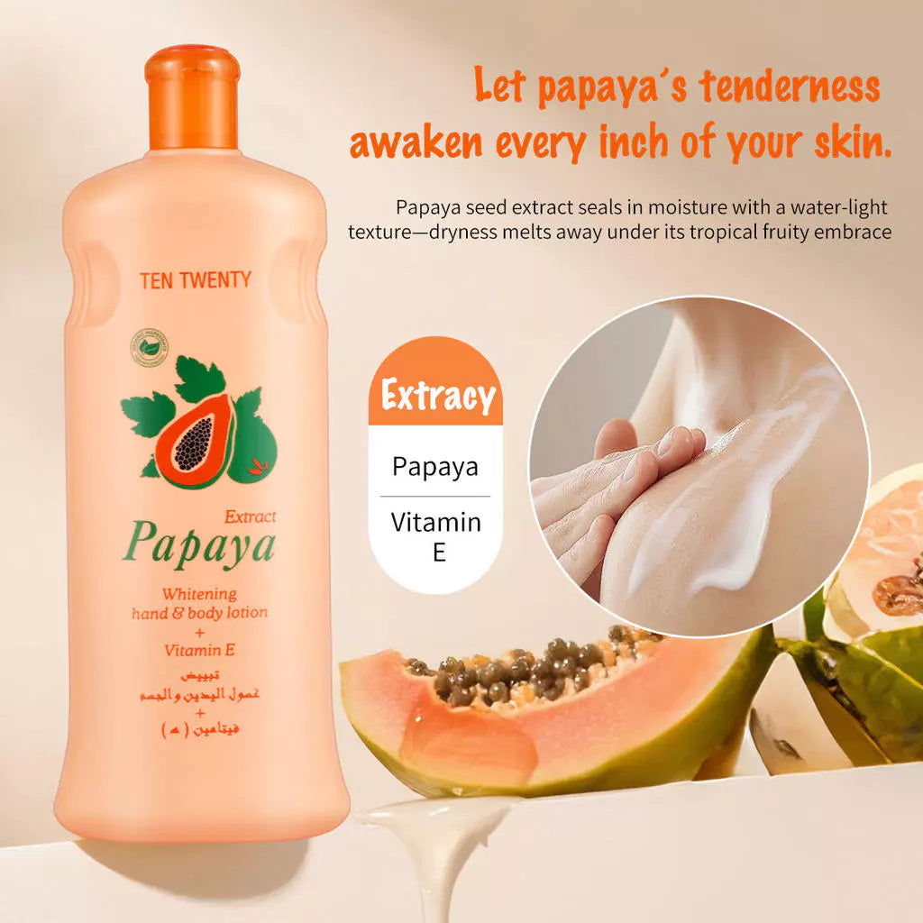 TEN TWENTY Papaya Whitening Body Lotion + Vitamin E