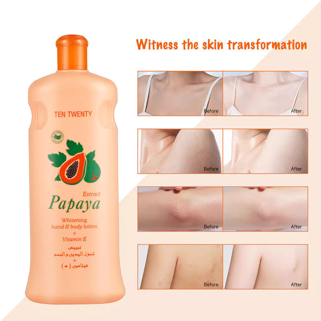 TEN TWENTY Papaya Whitening Body Lotion + Vitamin E