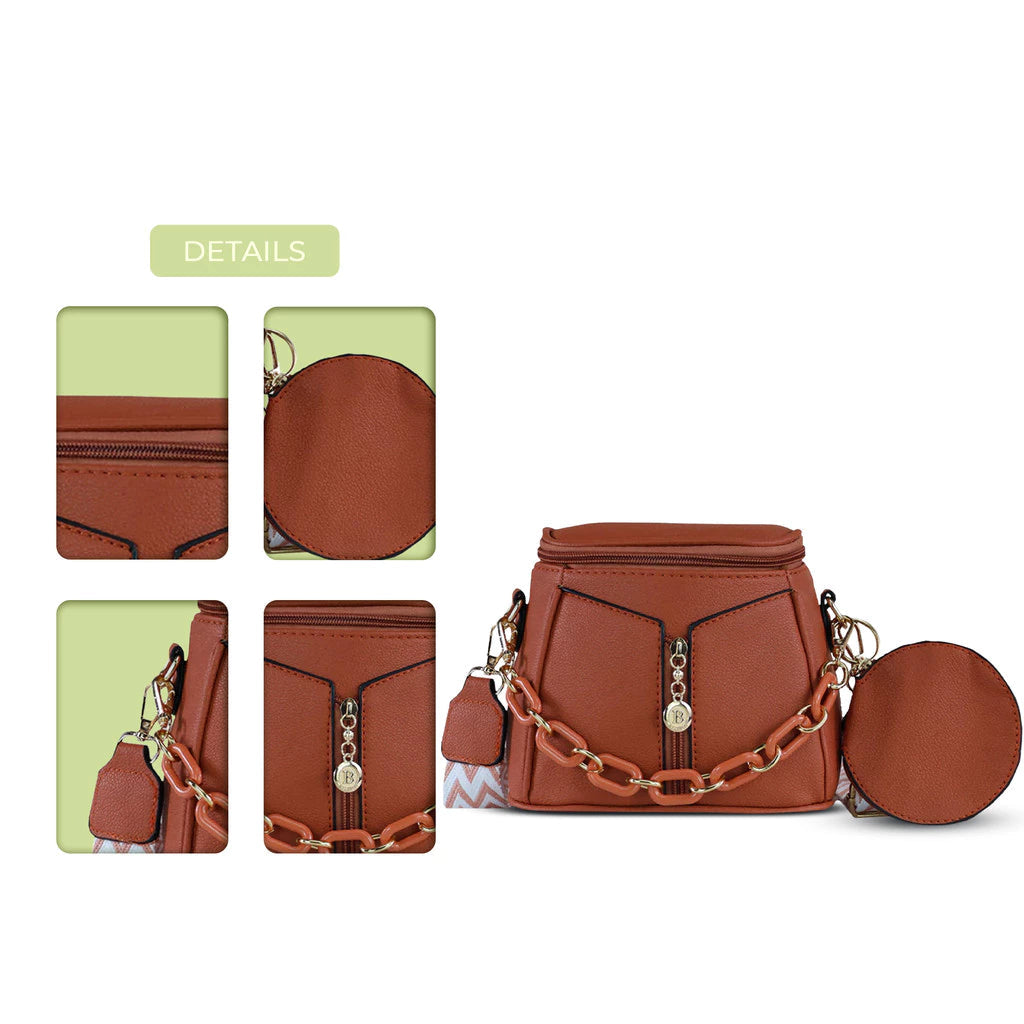 2in1 Cylindrical Bag with Wallet