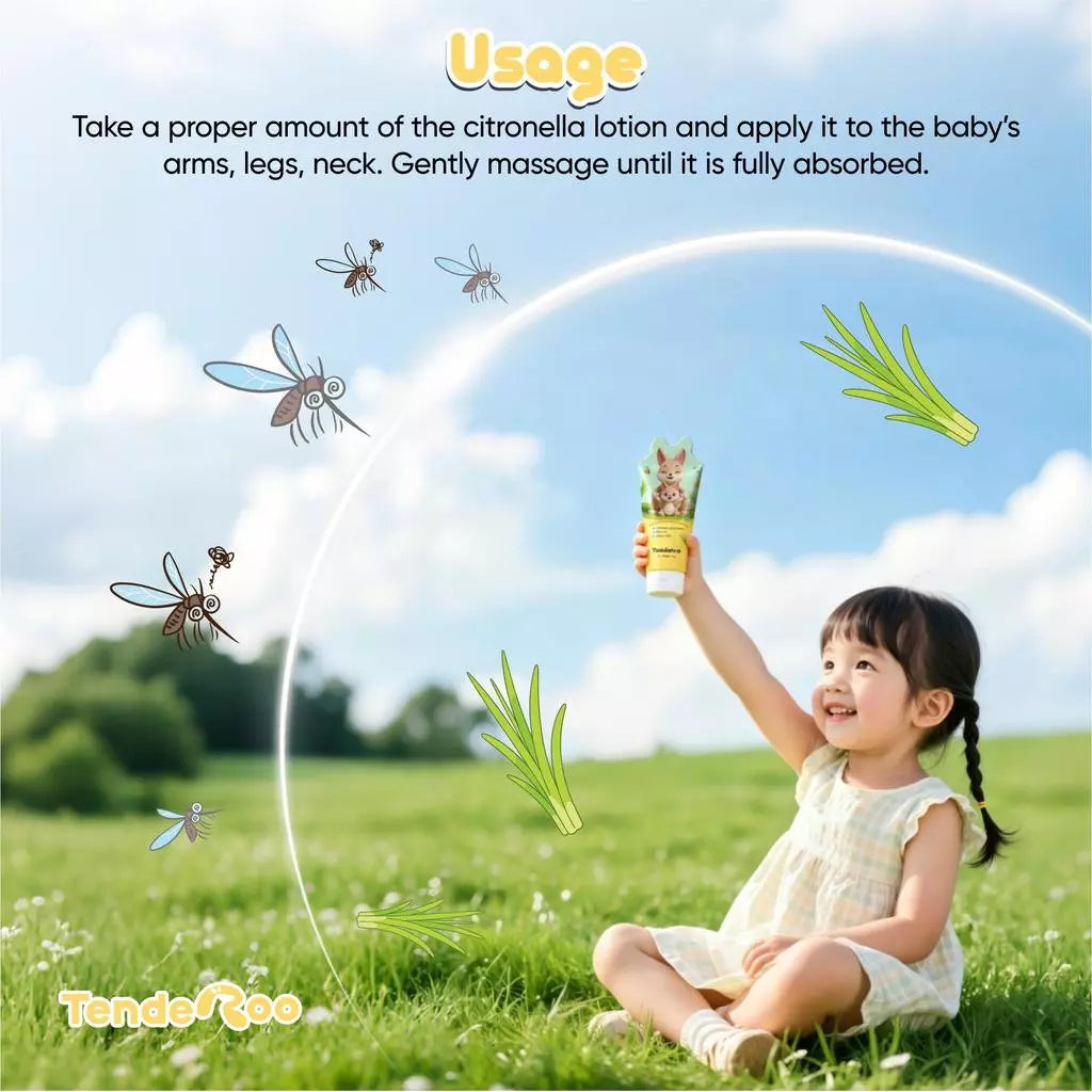 Tenderoo Natural Citronella Kids Lotion