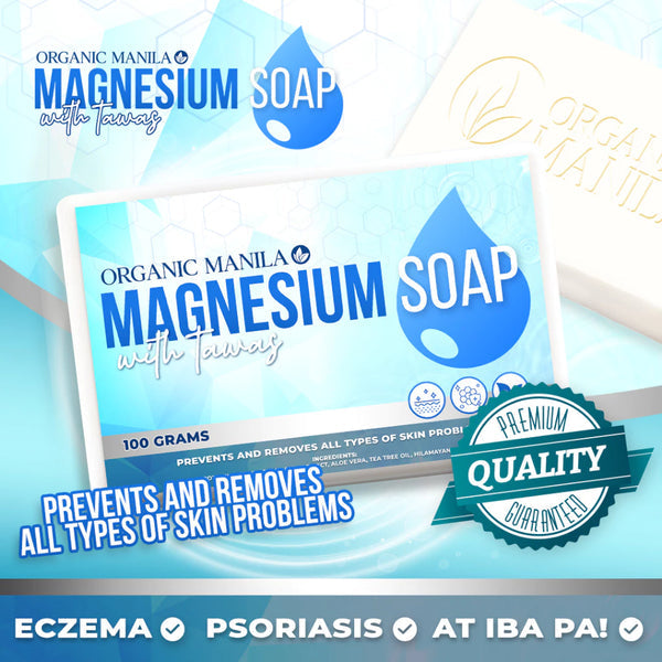 Organic Manila Magnesium Tawas Soap 100g