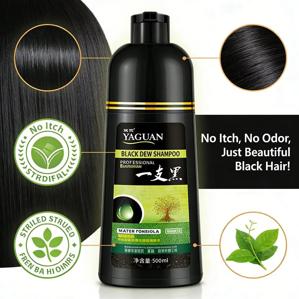 YAGUAN Herbal Hair Dye Shampoo 500ml
