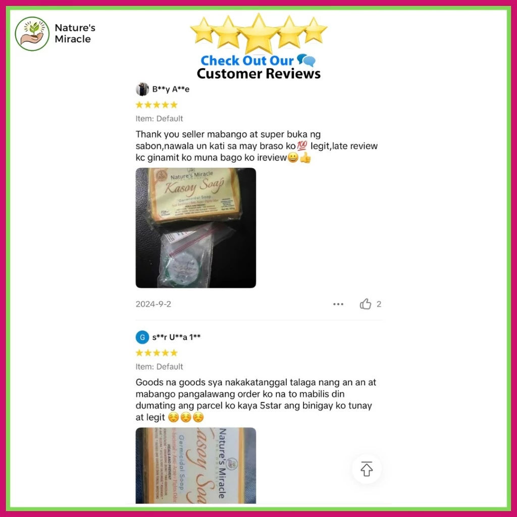 NATURE’S MIRACLE Kasoy Soap