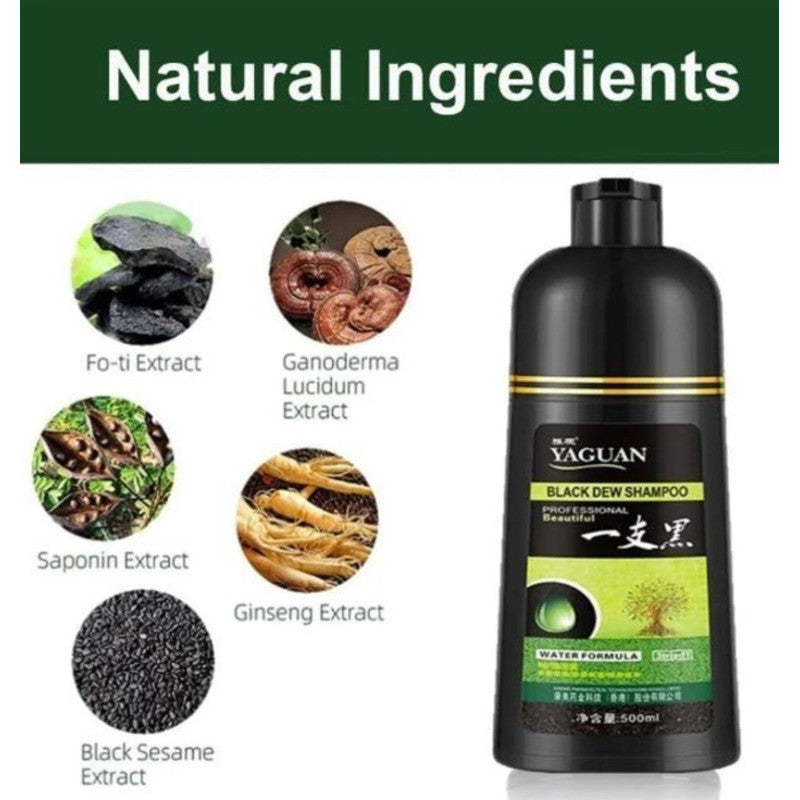 YAGUAN Herbal Hair Dye Shampoo 500ml