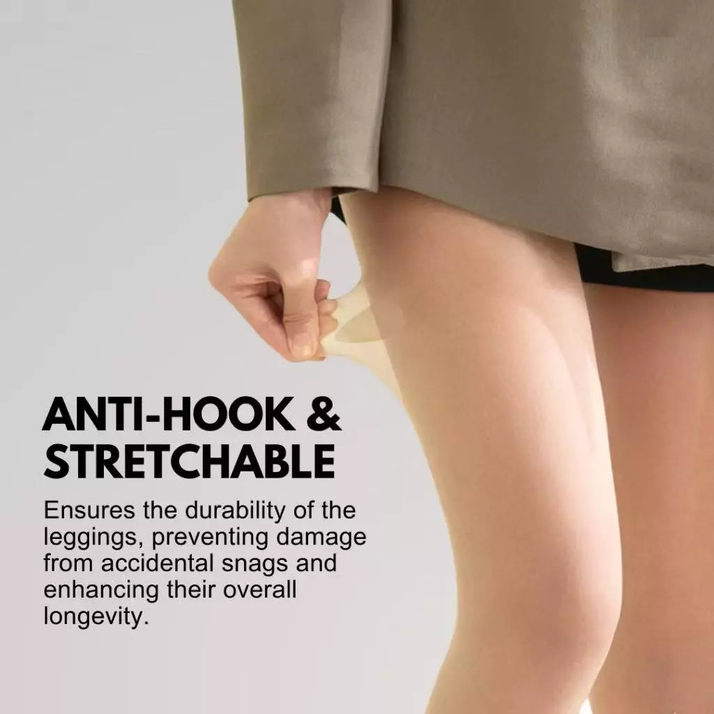 Sexy Sheer Pantyhose - Soft Shiny High Waist Tights, Anti-Snag & Tear-Resistant