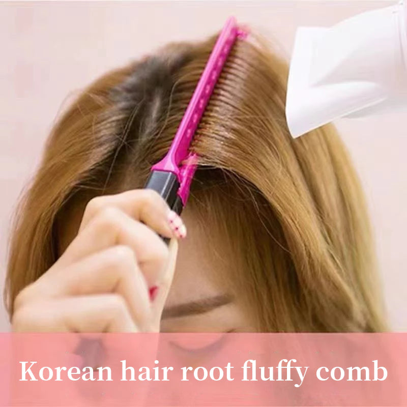 V-shaped Hair Straightening Clamp Combs